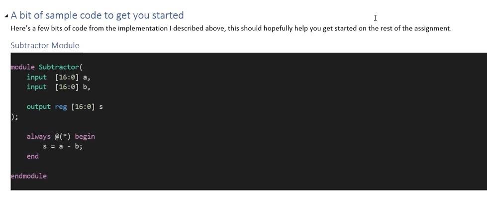 A bit of sample code to get you started I Here's a | Chegg.com