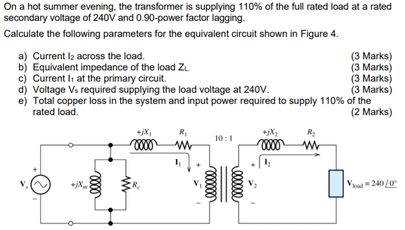 Solved A single phase, 50 kVA, 2400/240 V, 50 Hz | Chegg.com
