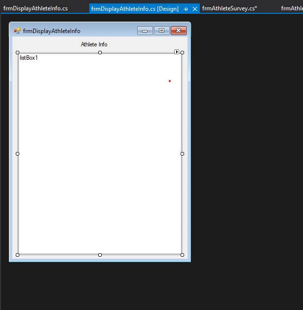 Solved I am working on a visual studio final project that is | Chegg.com