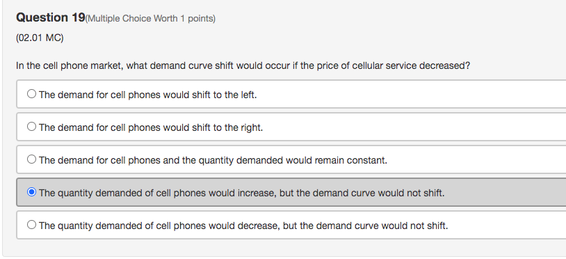 Solved Question 17 (Multiple Choice Worth 1 points) (03.02 | Chegg.com