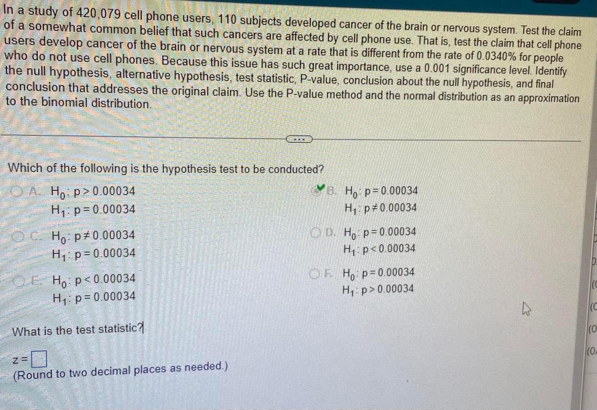 null hypothesis conclusion example