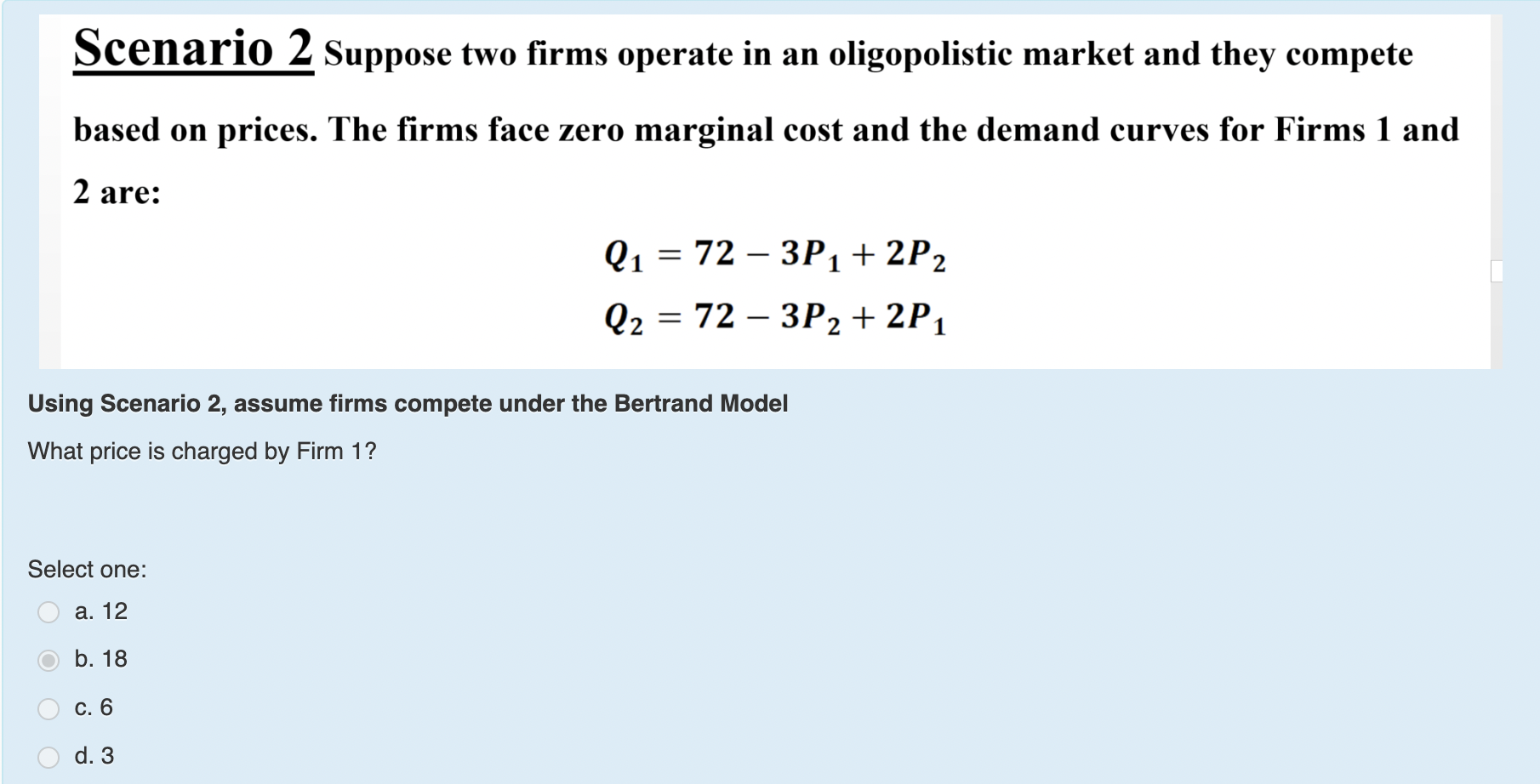 Solved Scenario 2 Suppose Two Firms Operate In An | Chegg.com