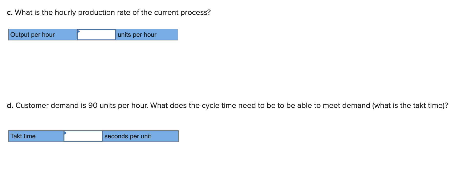 Solved An assembly line currently has five workstations, and | Chegg.com