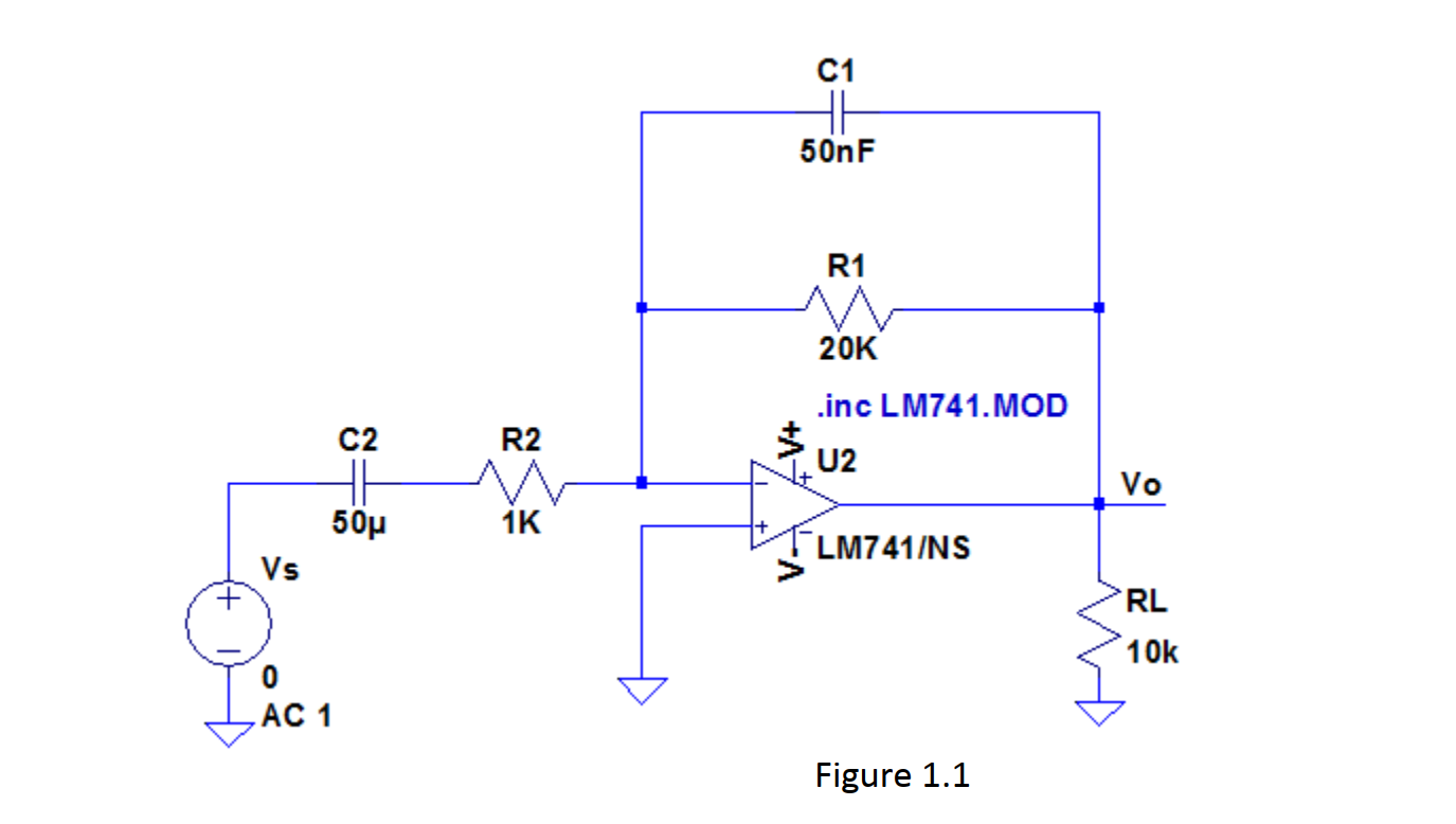 Solved Figure 1.1b. Plot The Frequency Response Of The 