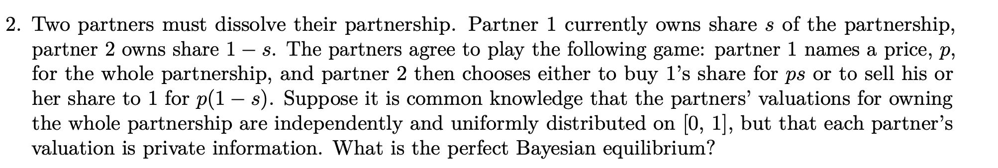 Two partners must dissolve their partnership. Partner | Chegg.com