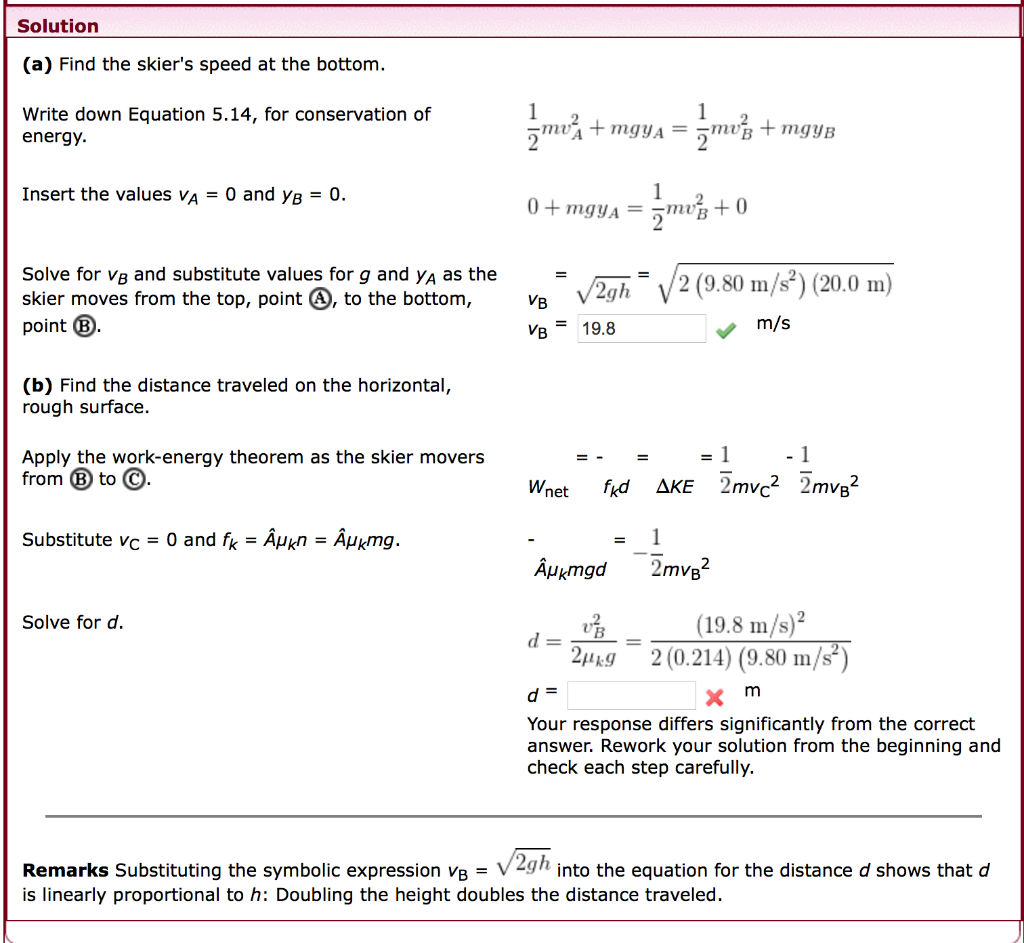 Solved Find the horizontal distance the skier travels before | Chegg.com