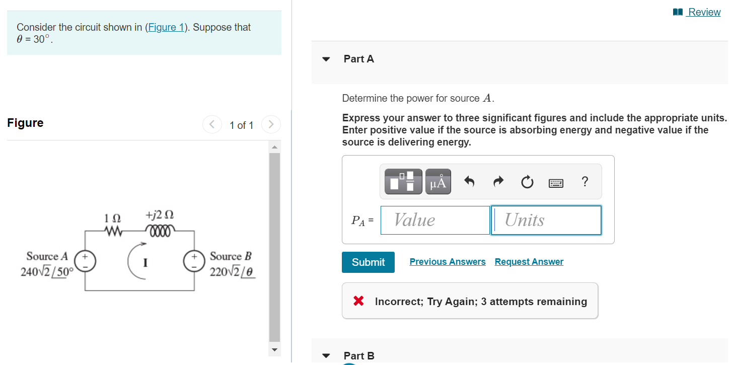 Solved Review Consider the circuit shown in (Figure 1). | Chegg.com