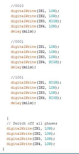 Solved //define pin numbers #define INI 8 #define IN2 9 | Chegg.com