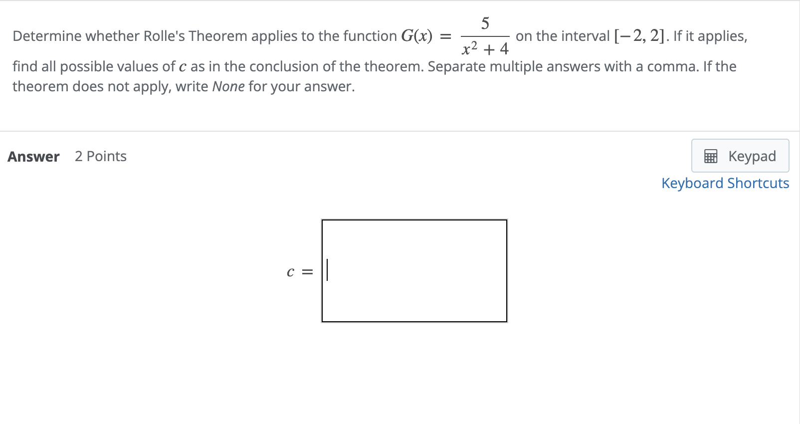 Solved = 5 Determine Whether Rolle's Theorem Applies To The | Chegg.com