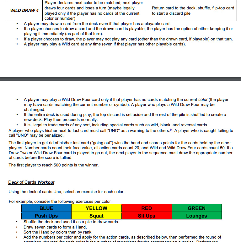 Uno Wild Cards Rules And Meaning - Learning Board Games