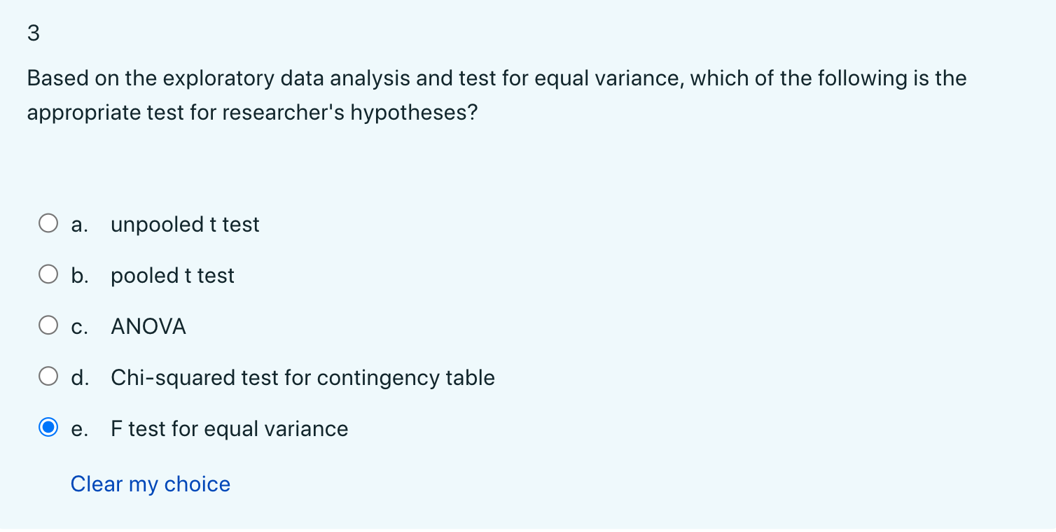 Solved Based on the exploratory data analysis and test for | Chegg.com