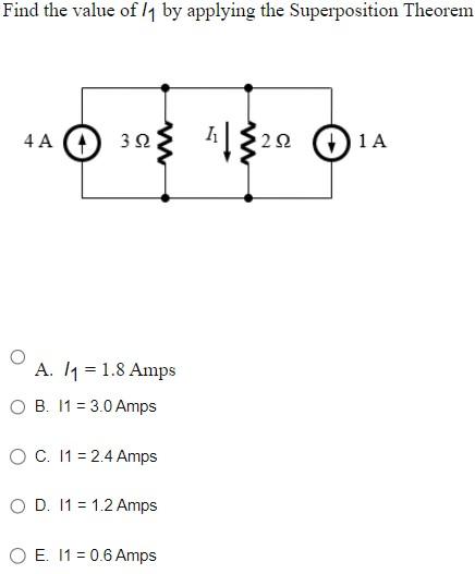 Solved Find The Value Of L1 By Applying The Superposition | Chegg.com