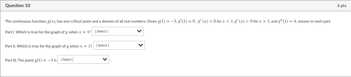 Solved Part 1 Selection Choices: Graph is | Chegg.com