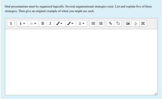 solved-oral-presentations-must-be-organized-logically-chegg