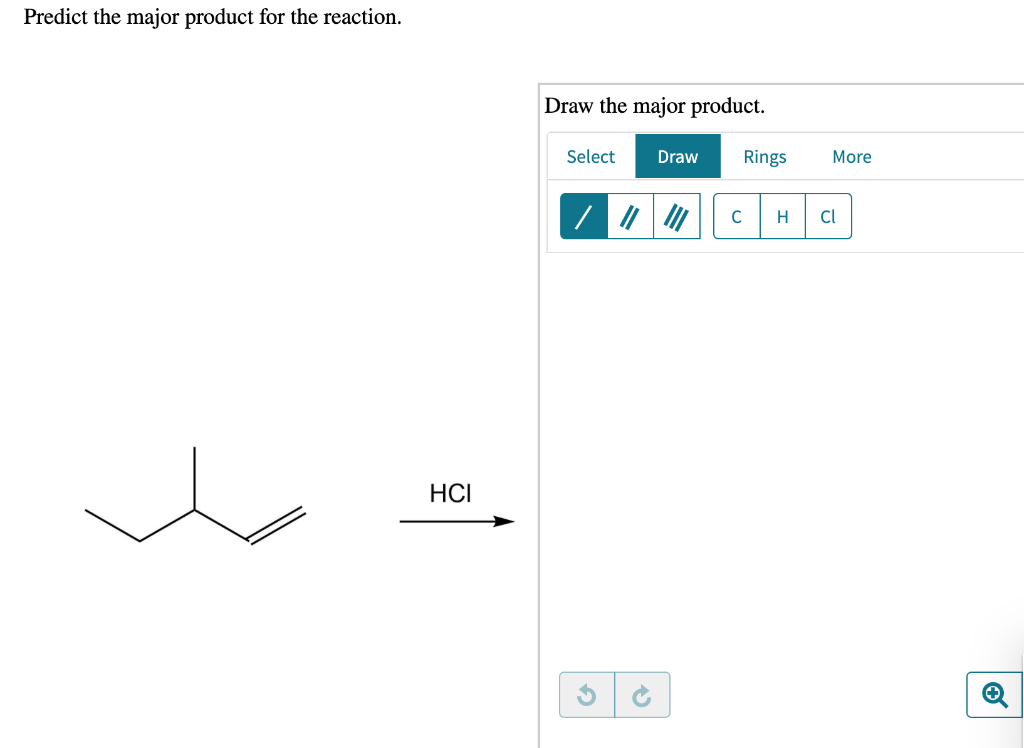 Predict the major organic product of the reaction. | Chegg.com