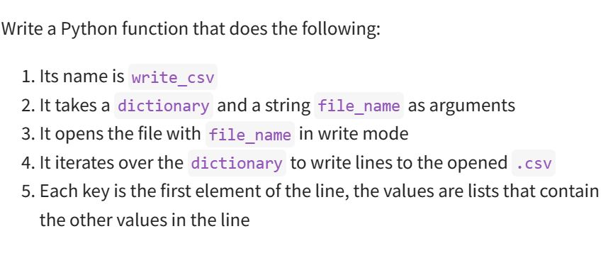 Solved Write a Python function that does the following: 1. | Chegg.com