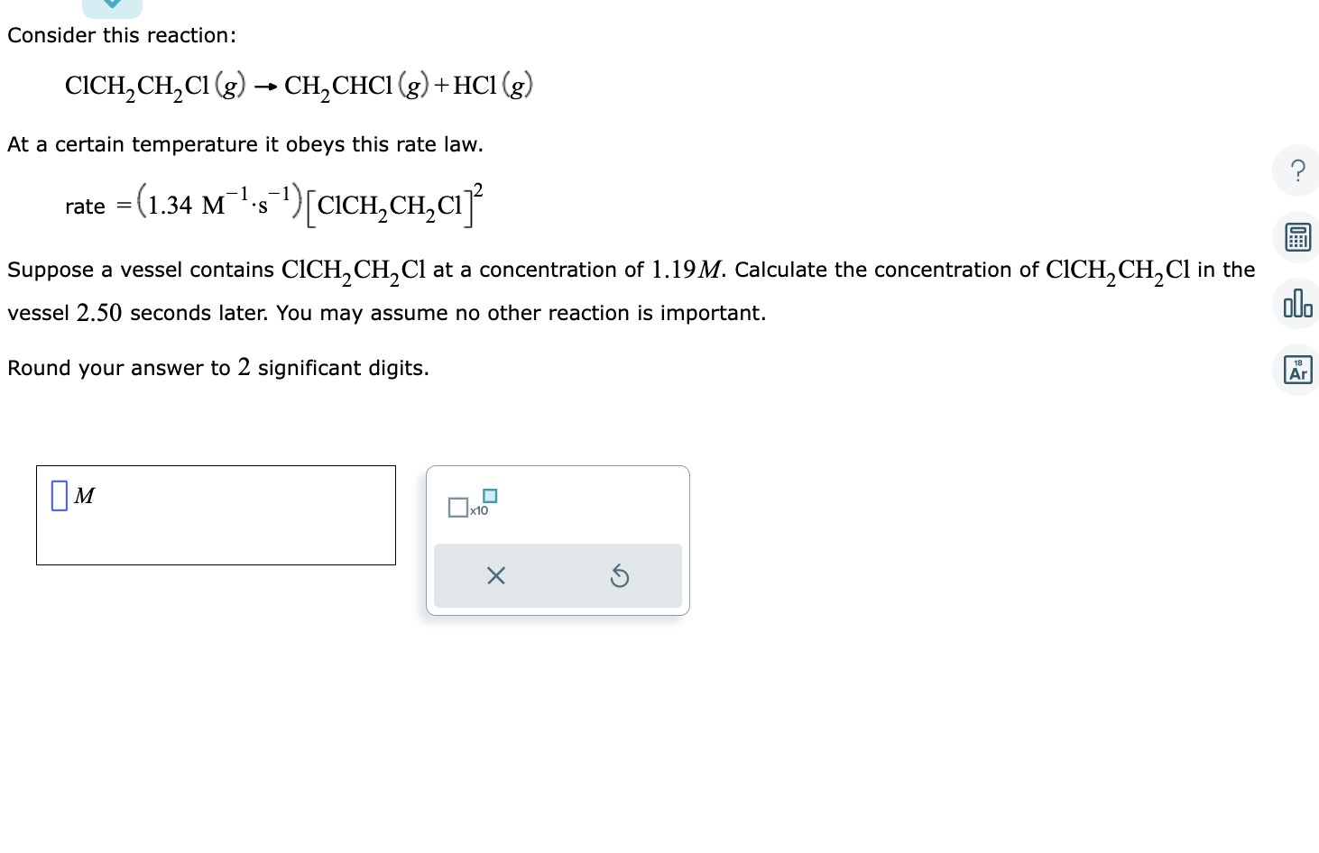 Solved Consider This Reaction: | Chegg.com