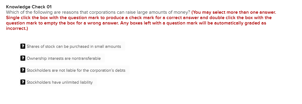 Solved Knowledge Check 01 Which of the following are reasons | Chegg.com