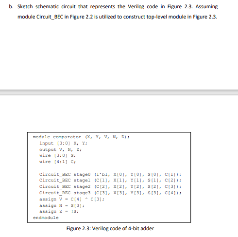 Solved B. Sketch Schematic Circuit That Represents The | Chegg.com