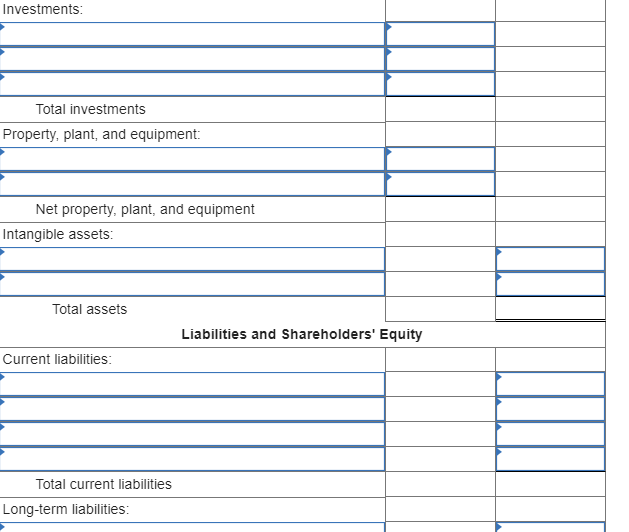 exercise 3 7 static balance sheet preparation chegg com consolidated financial position