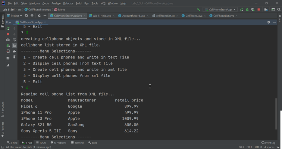 Solved How do I get my code to execute like this? I have | Chegg.com