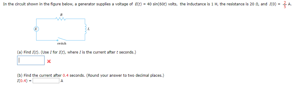 Solved In the circuit shown in the figure below, a generator | Chegg.com