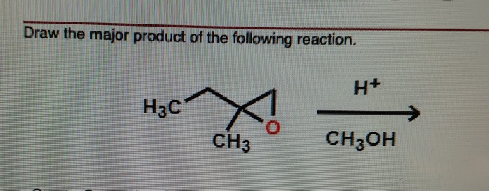 What Is The Product Of The Following Reaction Ch3oh H+
