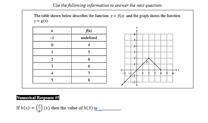 [Solved]: Use the following information to answer the next