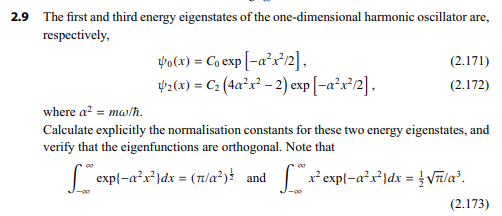 Solved The first and third energy eigenstates of the | Chegg.com