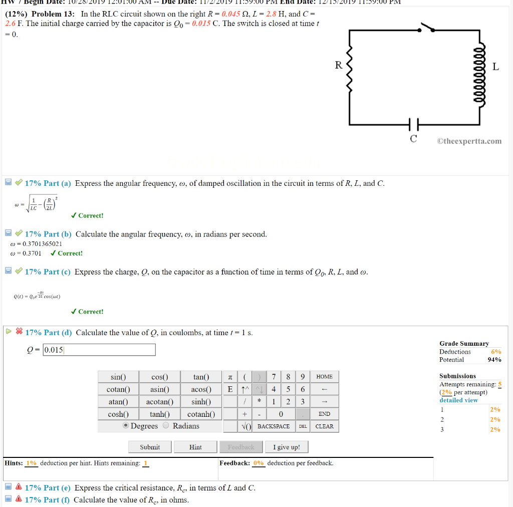 Solved Date 11 2 14 11 59 00 Pm End Date 12 15 19 1 Chegg Com