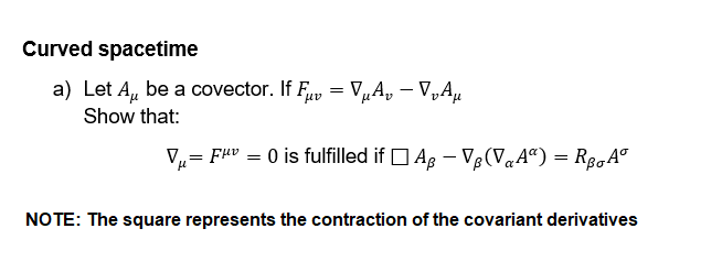 Solved TOPIC: GENERAL RELATIVITY Book on wich the course is Chegg com