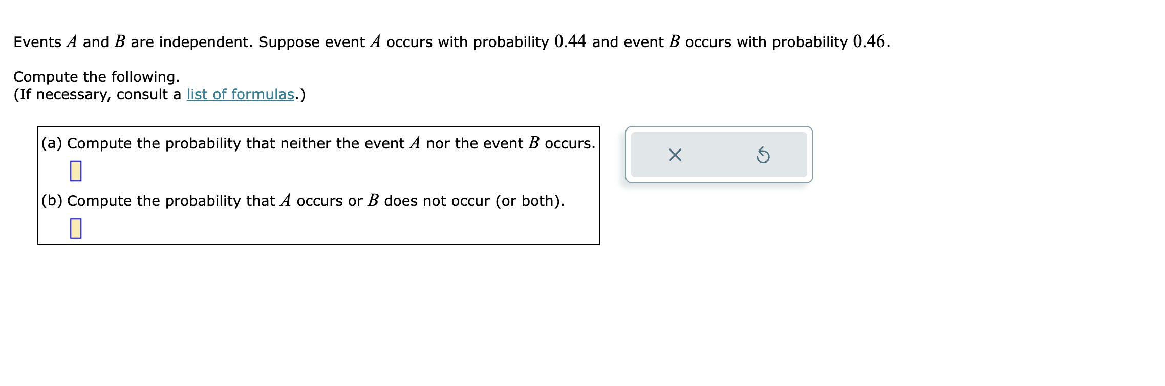 Solved Events A And B Are Independent. Suppose Event A | Chegg.com