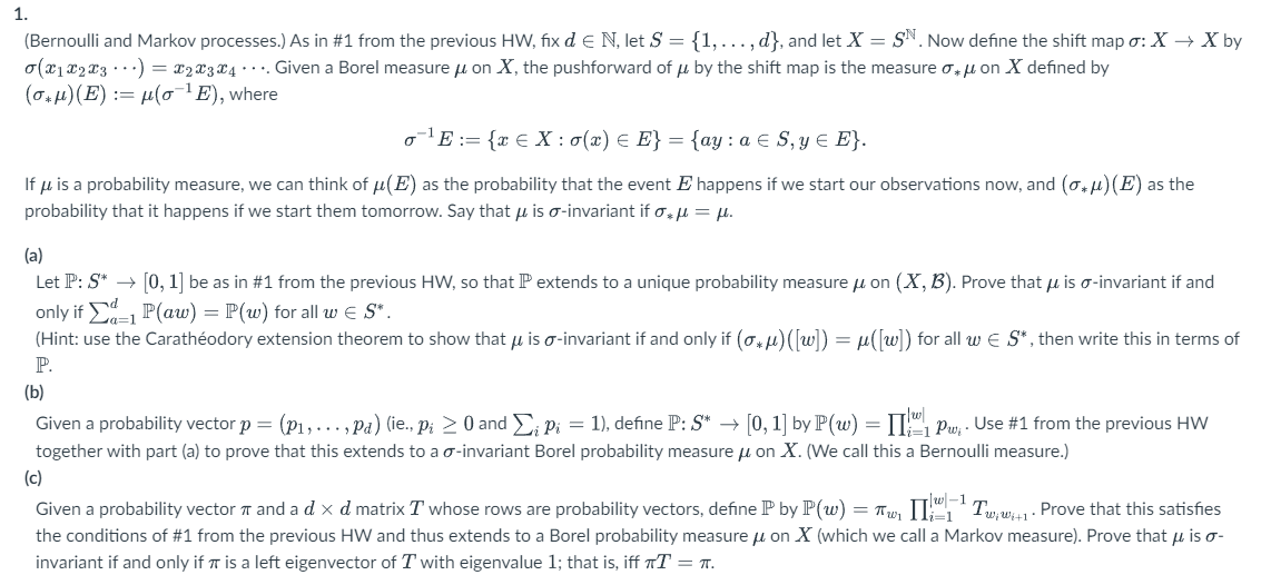 Solved (Bernoulli And Markov Processes.) As In \#1 From The | Chegg.com