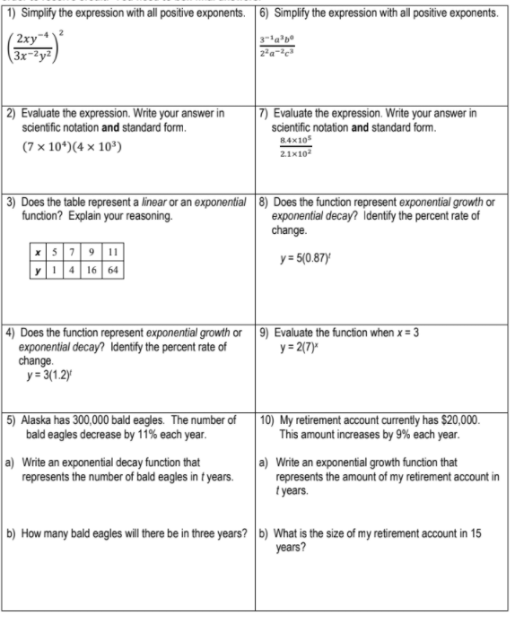Solved 1) Simplify the expression with all positive | Chegg.com