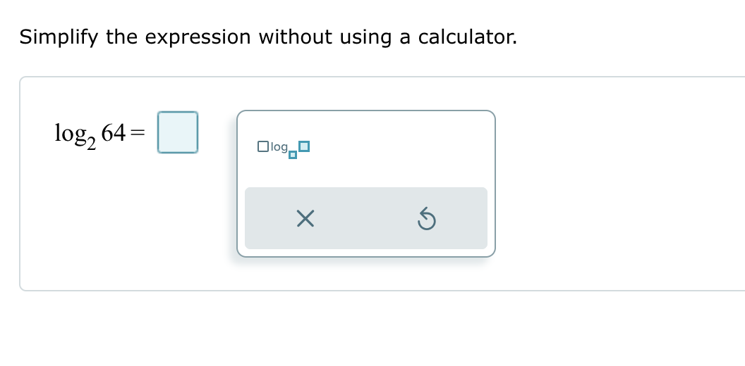 Solved Simplify the expression without using a calculator. | Chegg.com