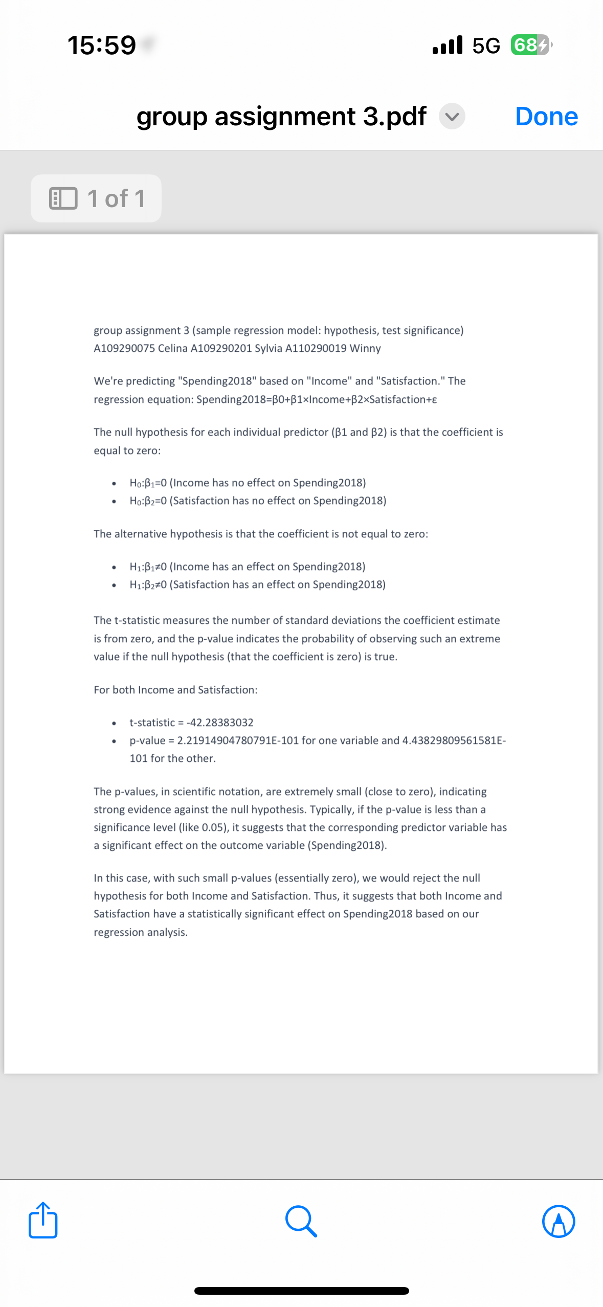 regression models assignment 3