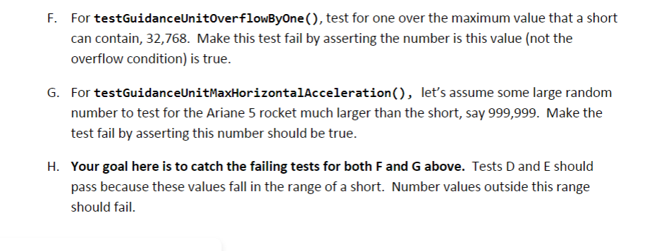 Solved Create the test case as mentioned in the questions | Chegg.com