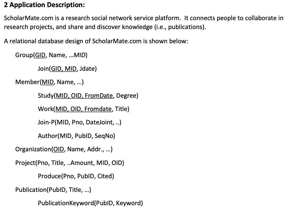 Please write SQL statements to answer the following | Chegg.com