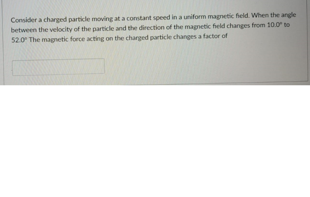 Solved Consider a charged particle moving at a constant | Chegg.com