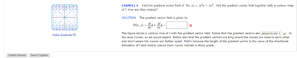 Solved EXAMPLE 6 Find the gradient vector field of fx, | Chegg.com