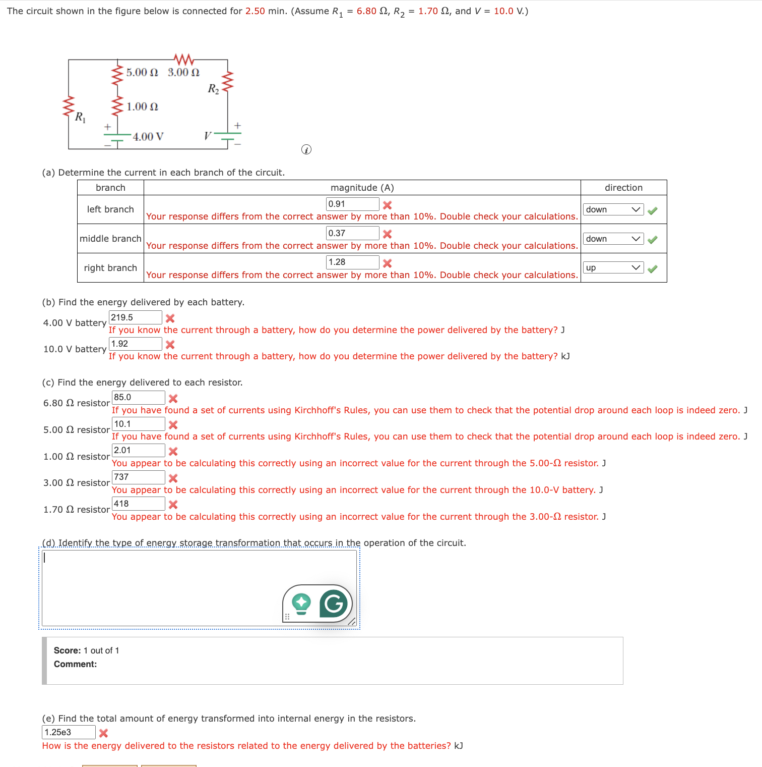 Solved The circuit shown in the figure below is connected | Chegg.com