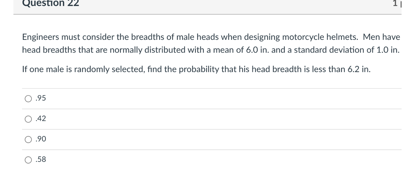 Solved Question 19 1 Pts The National Highway Traffic Safety | Chegg.com