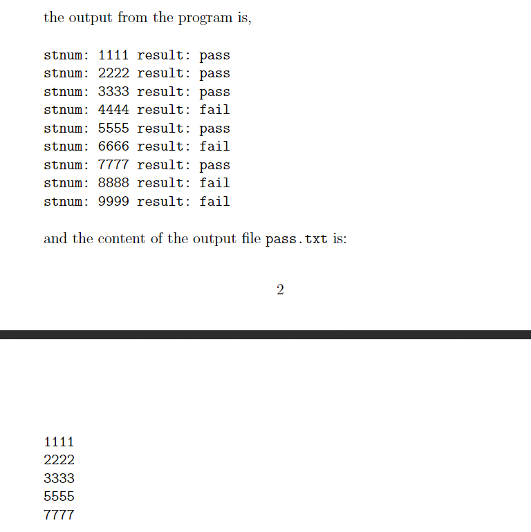 2. In a file called passfail.py, write a Python | Chegg.com