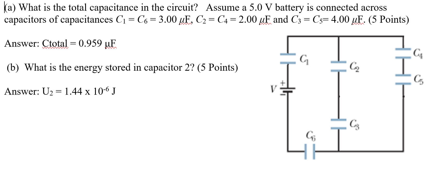 Total Capacitance Examples Solved Ka) What is the total capacitance in the circuit? | Chegg.com