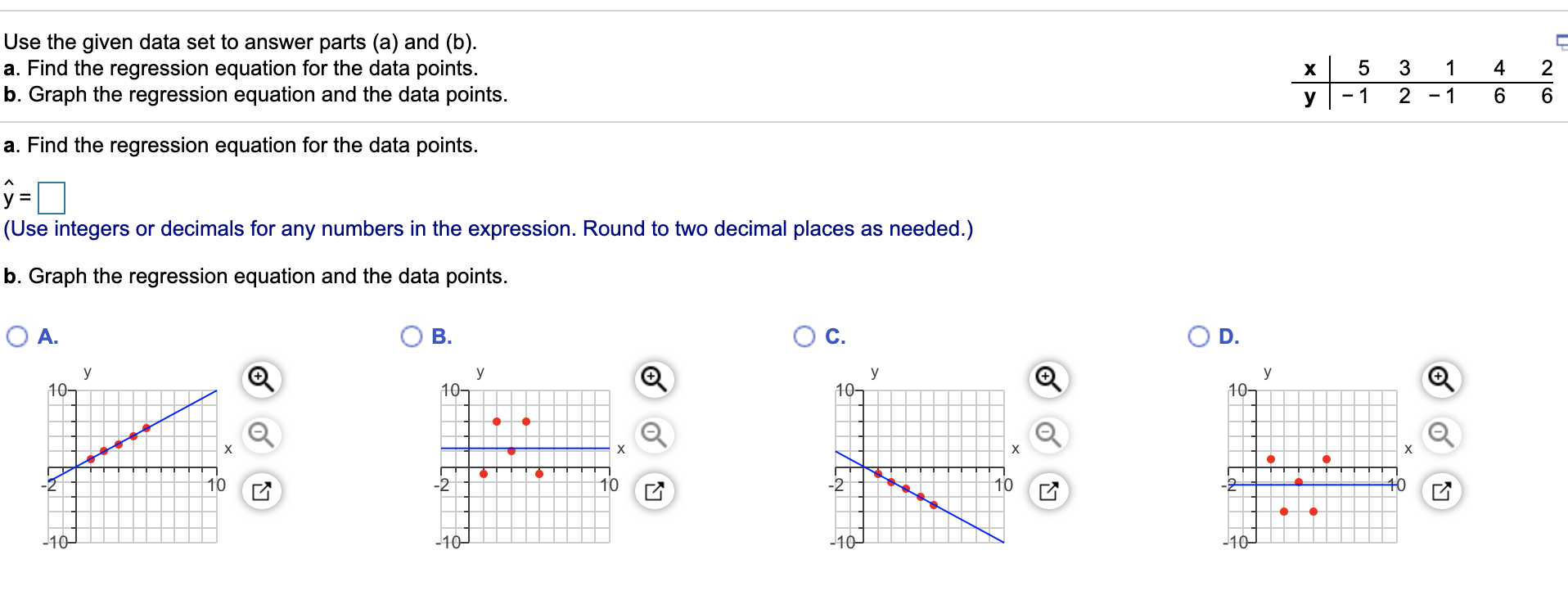 Solved Use The Given Data Set To Answer Parts (a) And (b). | Chegg.com