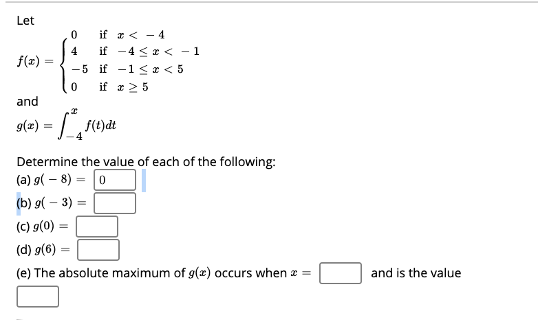 Solved Let 0 4 F X If X 4 If 4 X 1 5 If 1 X Chegg Com