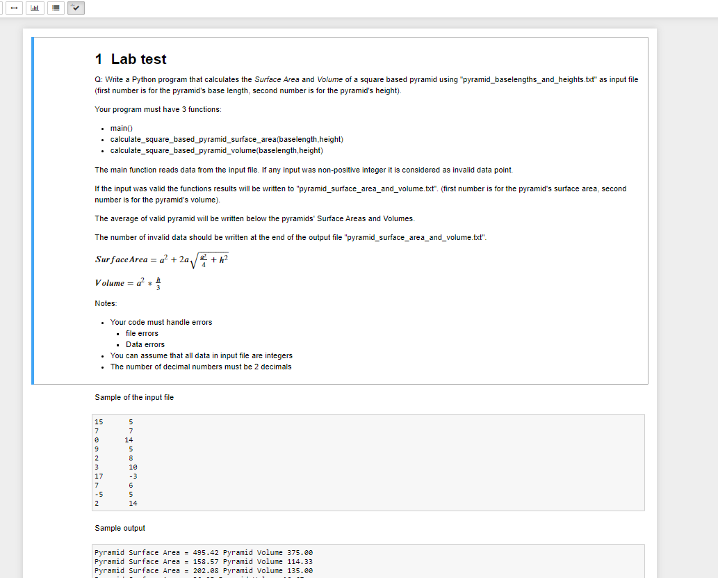 Solved Q: Write a Python program that calculates the | Chegg.com