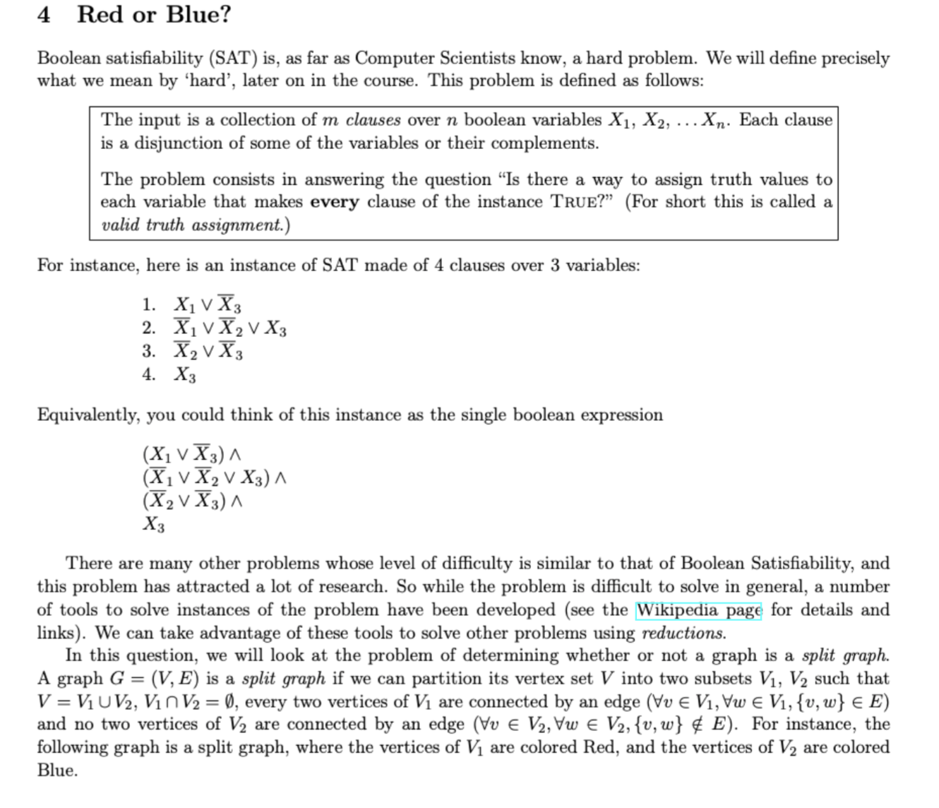 Solved Boolean satisfiability (SAT) | Chegg.com