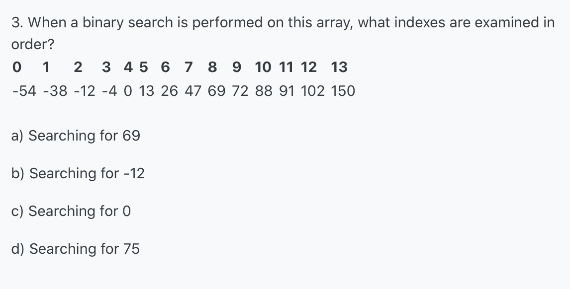 Solved Perform The Selection Sort Algorithm On The Chegg Com