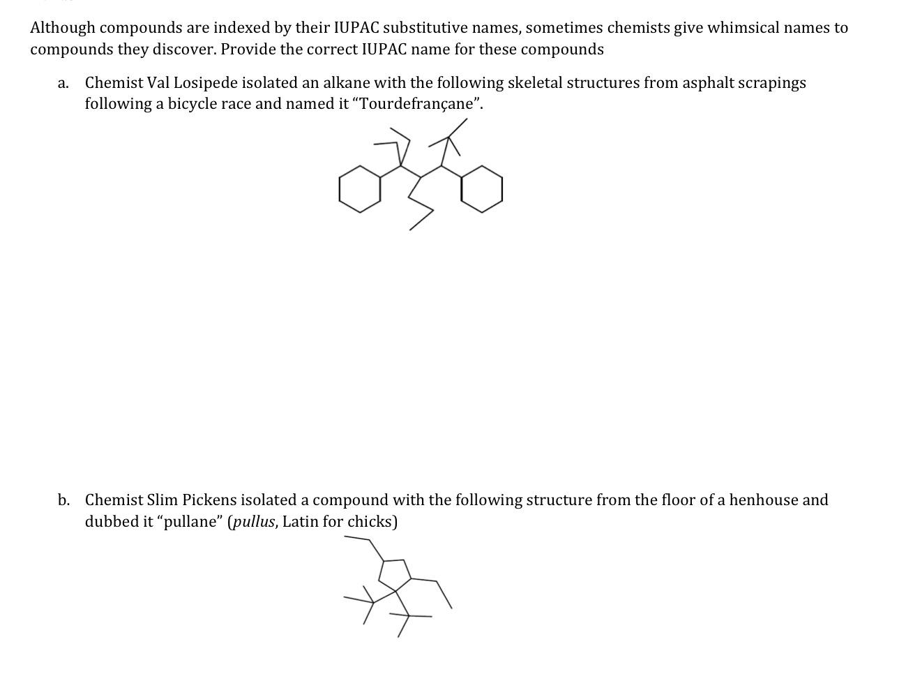 Solved Although compounds are indexed by their IUPAC | Chegg.com